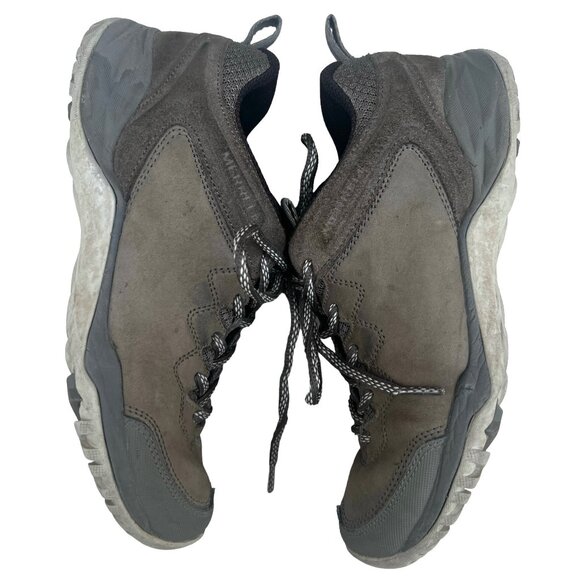 Merrell Women's Suede Hiking Shoes Size 7.5 Q Form 2 Gray, Taupe Durable & Comfy - Picture 5 of 9